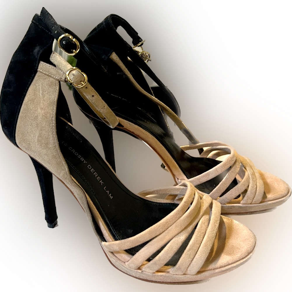•10 Crosby Derek Lam• Jules Colorblock Heels